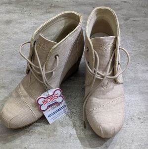 Bobs by Skechers wedge booties